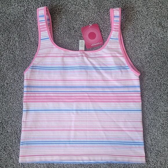 NWT! Girl's Soft Crop Tank Sz XXL - Picture 4 of 5